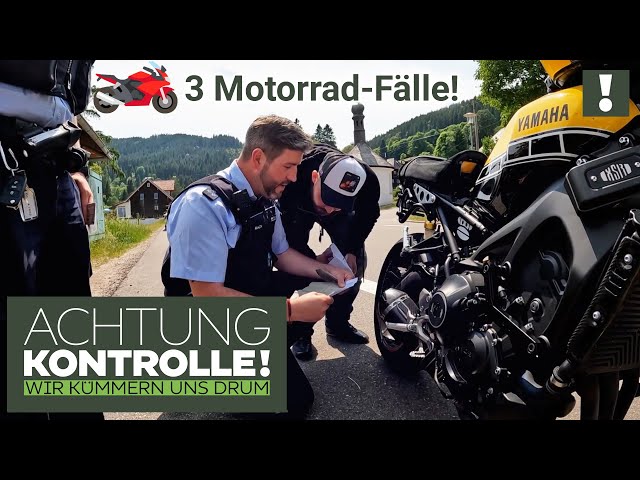 🏍️ Speeding Bikers with souped-up MACHINES! 🏍️ 3 Motorcycle Cases | Kabel Eins | Achtung Kontrolle