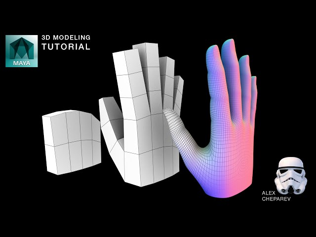 Easy Hand Modeling Tutorial in Maya