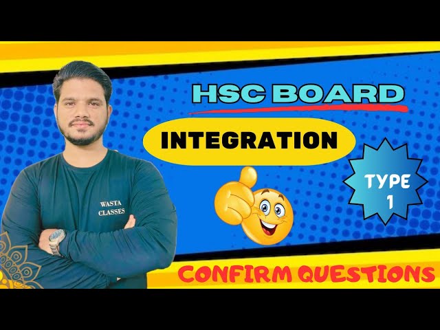 Integration type one||Maths 2 chapter 3|| Indefinite Integration||class 12 #wastaclasses #education