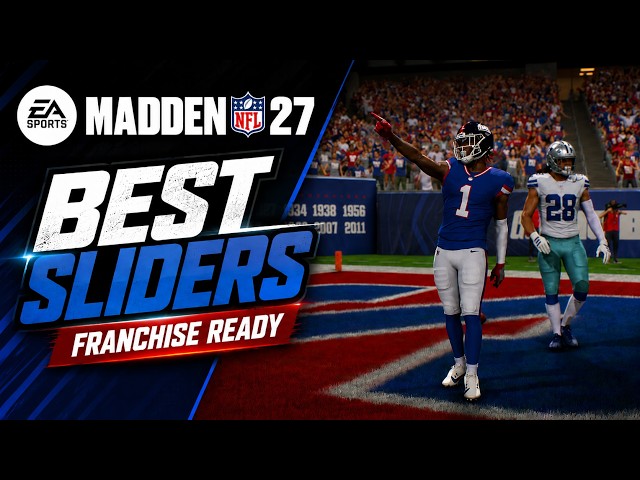The BEST Madden 27 Franchise Ready Sliders!