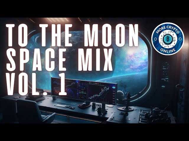 Crypto Trading Music 1 Hr - Trading Bitcoin to the Moon - Space Techno, House & Trance Music Mix