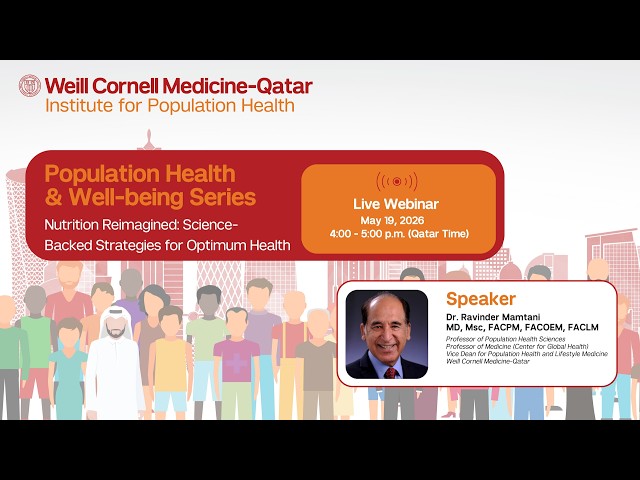 Population Health & Well-being | Nutrition Reimagined: Science‑Backed Strategies for Optimum Health