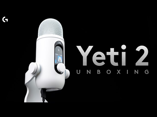 Logitech Yeti 2 Unboxing and Setup