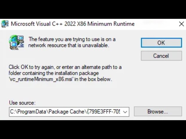 Fix NVIDIA/Adobe Apps Microsoft Visual C++ Runtime Error Feature Network Resource Unavailable