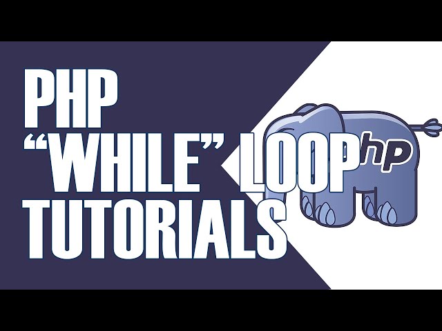 HOW TO USE PHP "WHILE" LOOP