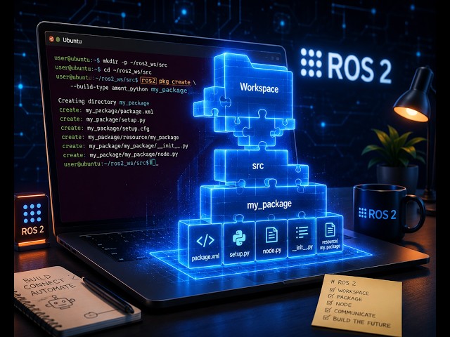 ROS 2 Beginner Guide: Create Your First Workspace and Package