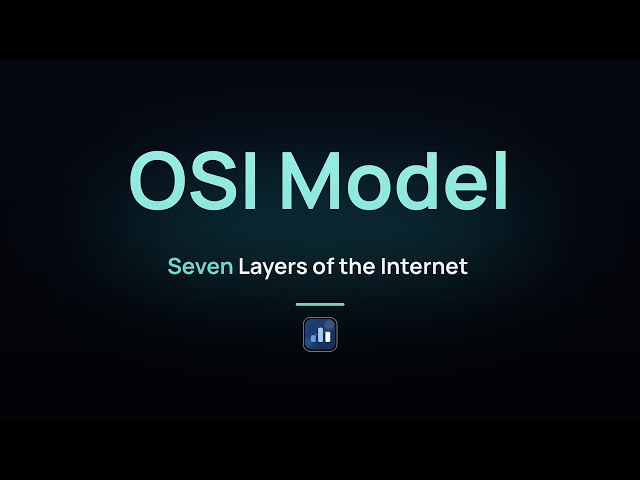 The OSI Model — Seven Layers of the Internet | How It All Runs