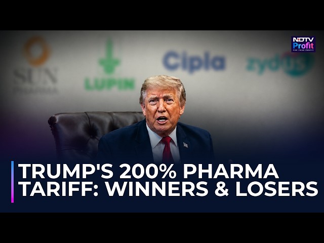 Trump's 200% Pharma Tariff Plan Explained | Which Indian Pharma Stocks Are Most At Risk