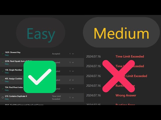 This is how to stop failing medium leetcode problems!