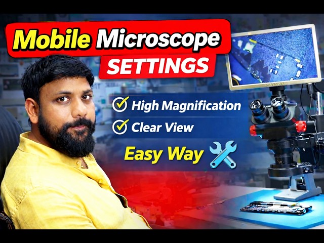 Mobile Microscope Setting In Easy Steps | Mobile repairing | Smart Mobile Training #viral