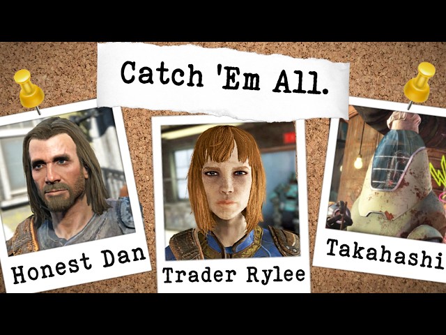 Recruiting EVERY Unique Settler in Fallout 4