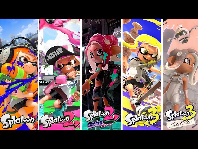 Splatoon Series (2015-2024) - FULL GAME No Commentary (All Games + DLC) (Longplay)
