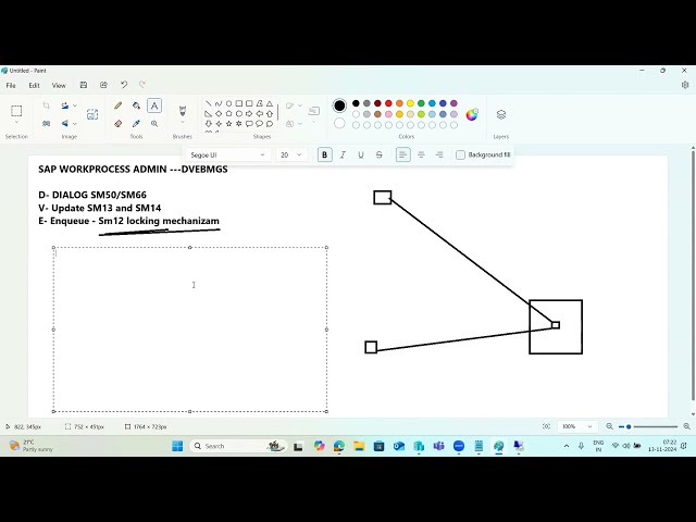 Update and Enqueue Work Process in SAP