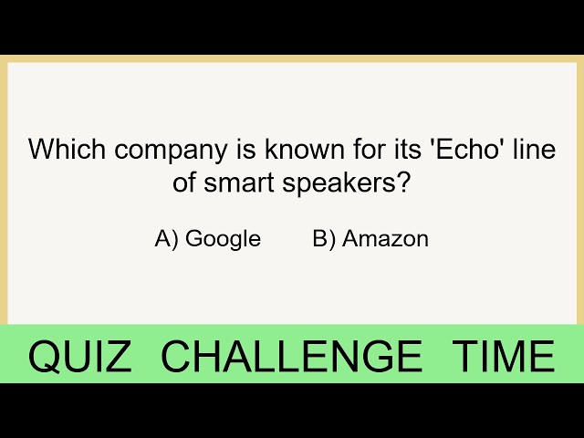 Tech Knowledge Test – 25 Questions