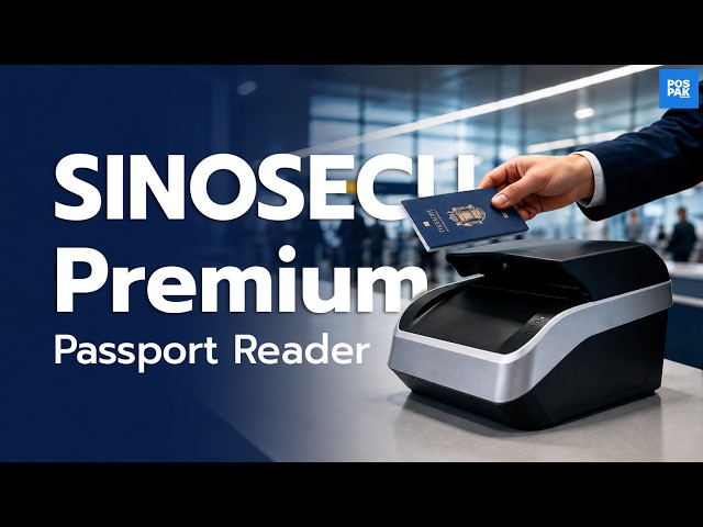 Premium Passport Reader | e-Passport OCR/MRZ/RFID Reader with UV/IR Counterfeit Detection