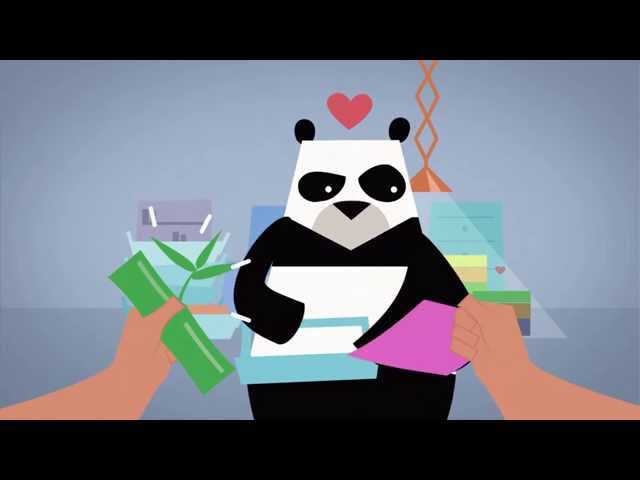 Google Panda - Simple and cute explainer video