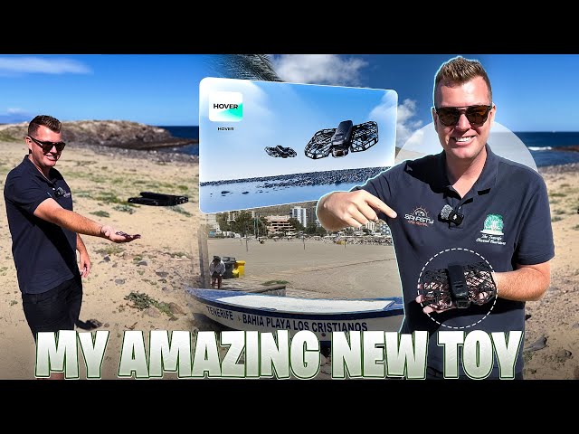 This AI Drone Follows Me EVERYWHERE in Tenerife! 🤯🚁 HOVERAir X1 PRO MAX Review