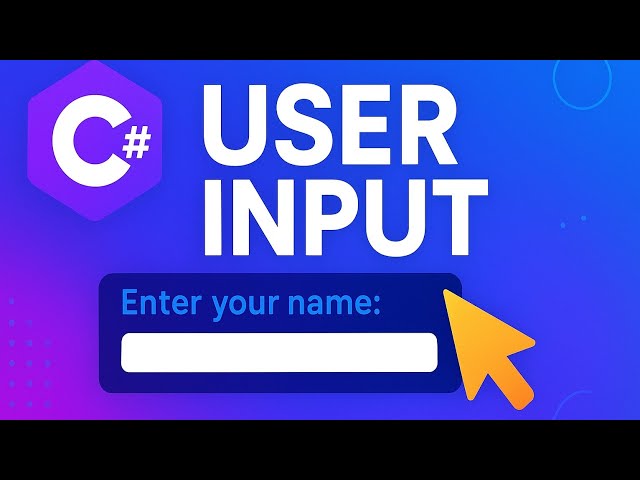How to take User input in Csharp | Programming Tutorial 
