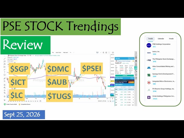 PSE Stock Trendings Review:  September 25, 2026