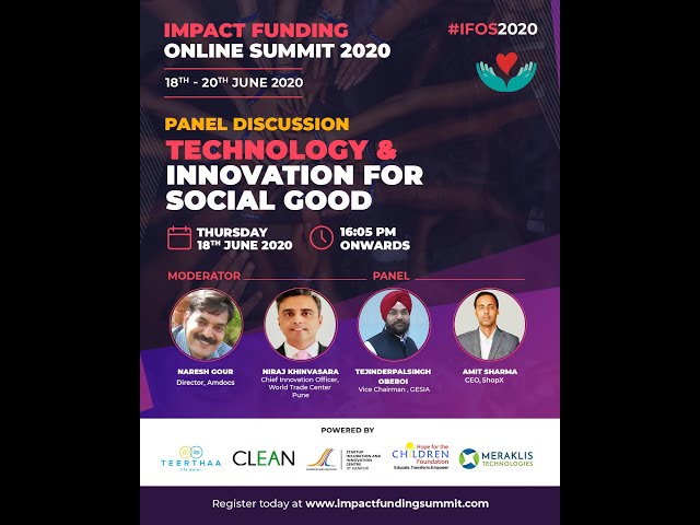 Technology & Innovation for Social Good