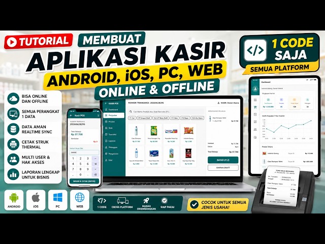 How to Build a POS App for Android, iOS, PC, and Web (Online & Offline)