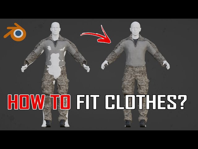 How To Pose Clothes In Different Characters? | Blender Tutorial