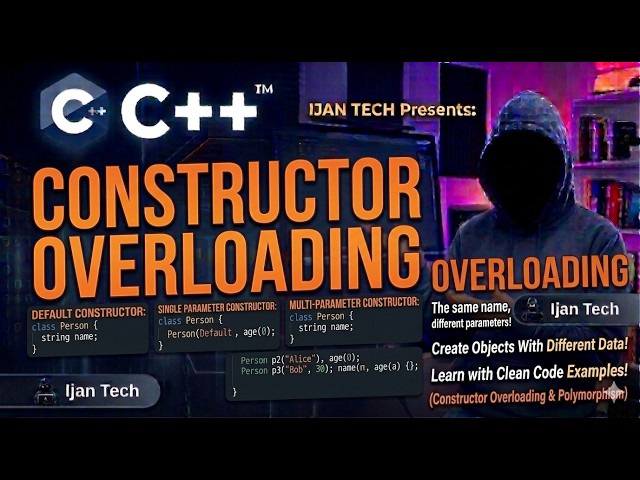 C++ Constructor Overloading Tutorial (2026) | OOP Concepts for Beginners Urdu/Hindi #15