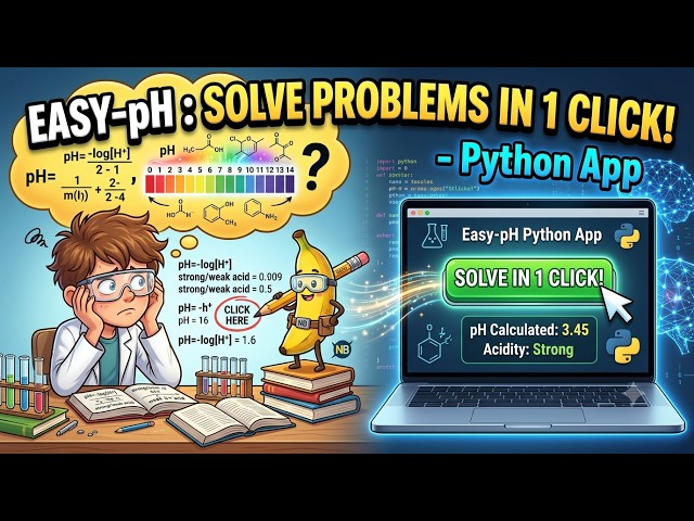 Easy-pH V1.0 : Solve pH Problems in 1 click ! - Python App