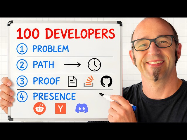 Watch This to Get Your FIRST 100 Developers (Without Ads)