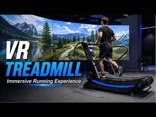 VR Treadmill & Interactive Sport Games Wall | Immersive Treadmill Game Experience
