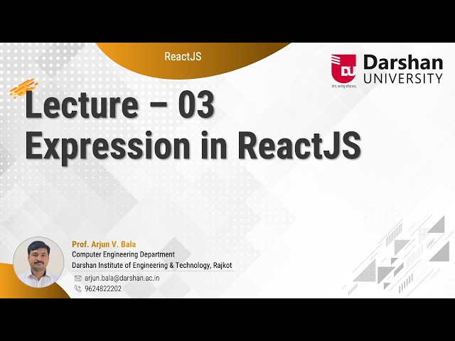 Expressions in JSX | ReactJS Tutorial