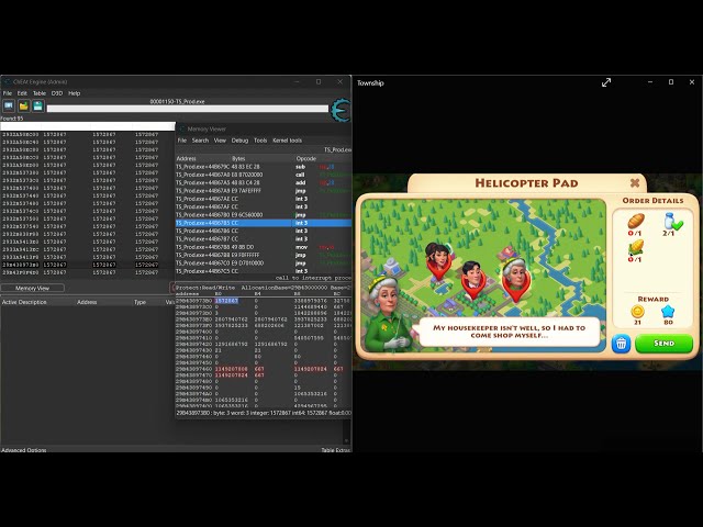 [ PC Cheat Engine Tutorial  ] Easy To Learn About Cheat Engine PC With 👉 Township PC MOD
