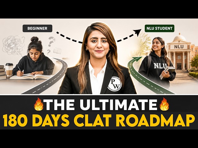 CLAT 2027 Preparation Strategy | Complete 180-Day Study Plan for NLU Admission