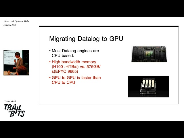 Journey to GPU Datalog Engines by Yihao Sun