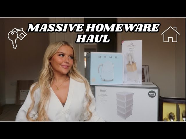Massive Homeware Haul ( my first home ) 🏡💕