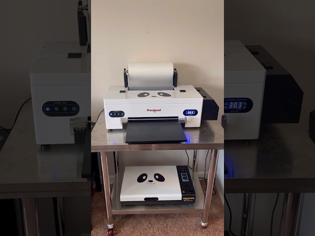 New Procolored L1800 DTF Printer is all set up. Process videos to come. Going to change the game