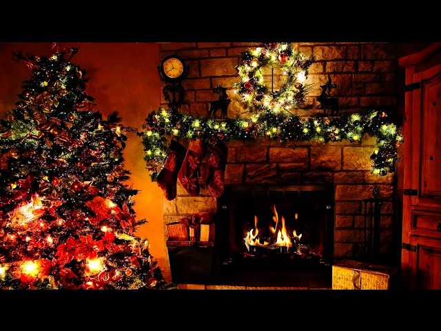 🔥Fireplace 4K Crackling Fire | Cozy Ambience for Relax, Study, Sleep (Loop) | 1 hour 