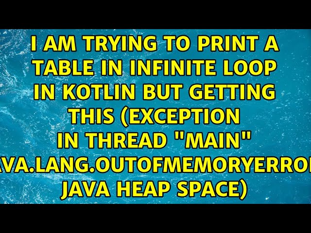 Java heap space)
