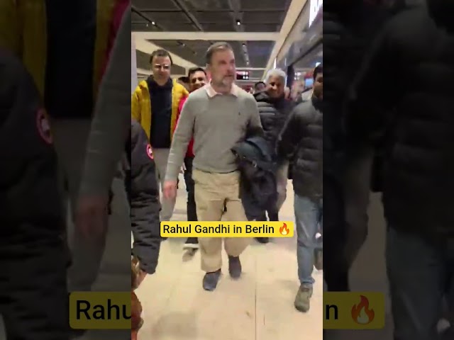 LoP Rahul Gandhi arrived in Berlin, Germany, for his visit from December 15–20 Engaging globally...