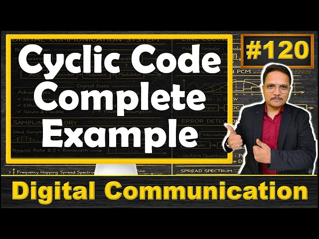 Cyclic Code Complete Example with Step by Step Solution
