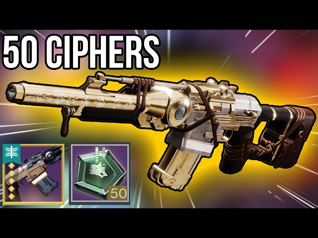 I SPENT 50 IRON BANNER CIPHERS TO GET THIS TIER 5 GOD ROLL AUTO RIFLE!
