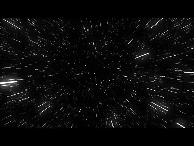 Hyperdrive Space Jump Background Animated Video Loop | Copyright-Free | Full HD