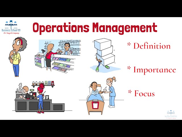 What is Operations Management? | Operations Management | From A Business Professor