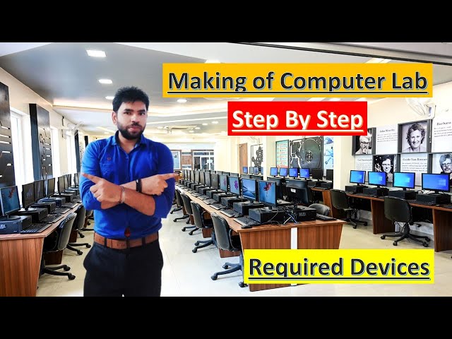 How to Make own Computer Lab | full information  |Required Devices | keystone jack cable connection