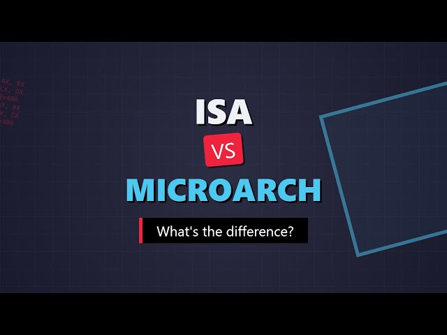 Microarchitecture vs ISA: What's the Difference? 💻 CPU Basics