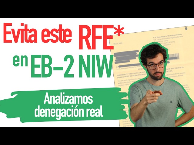 Reason #1 for RFE in EB2 NIW - avoid it!