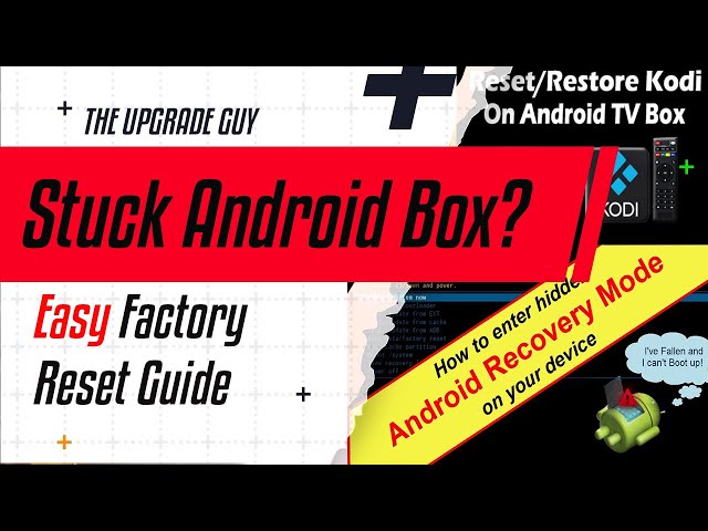 Android box stuck on logo - Quick fix to home screen locked box - Android box bricked fix 📺
