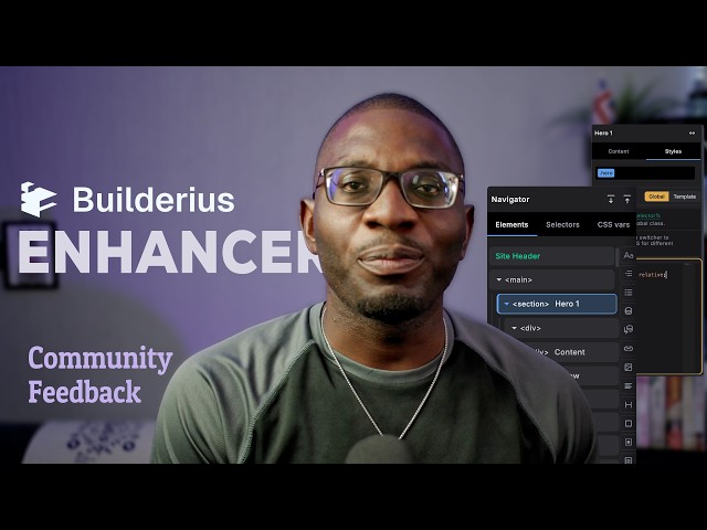 Builderius UI Enhancements | DD Live 55