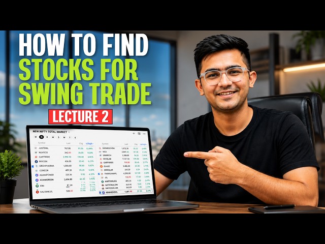 How to Find the Best Stocks for Swing Trading | Step-by-Step |YASH PATEL