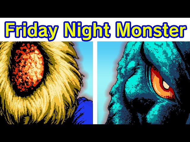 Friday Night Monster Of Monsters TRANCE ATTACK UPDATE | FNF Godzilla NES Creepypasta (New Songs)
